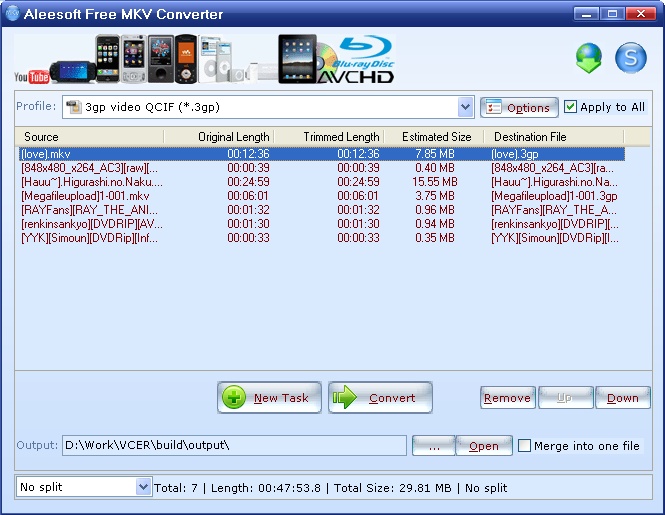 fast and free mkv converter